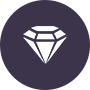 top grade gemstone icon