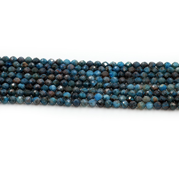Natural blue apatite beads 1