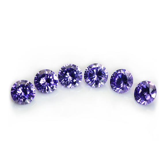 Amethyst Cubic Zirconia 3