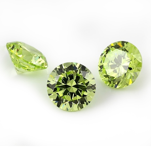 Apple Green Cubic Zirconia 1