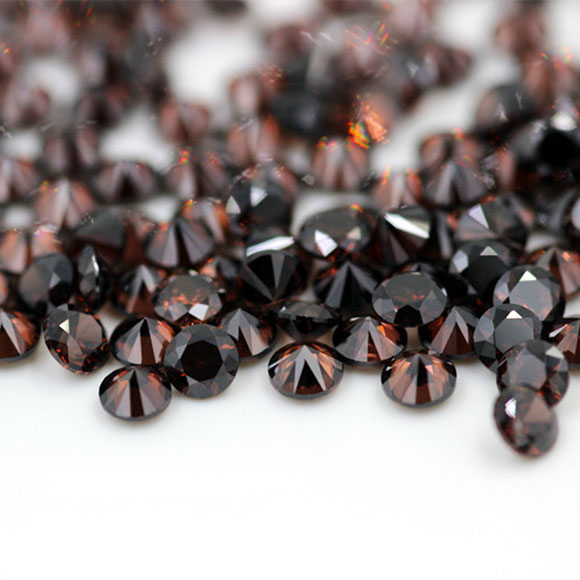 Coffee Cubic Zirconia 4