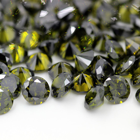 Olive Cubic Zirconia 3