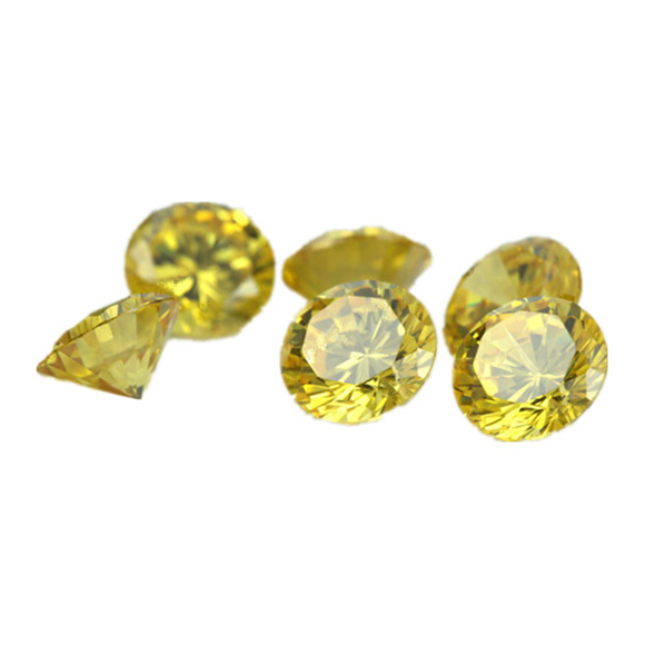 Yellow Cubic Zirconia 1