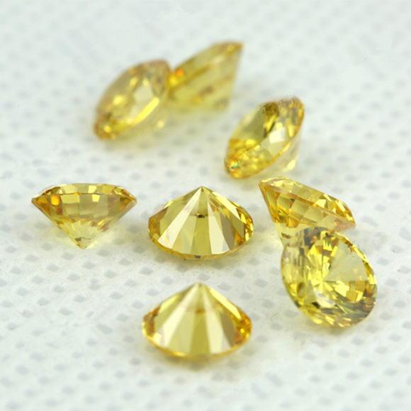 Yellow Cubic Zirconia 2
